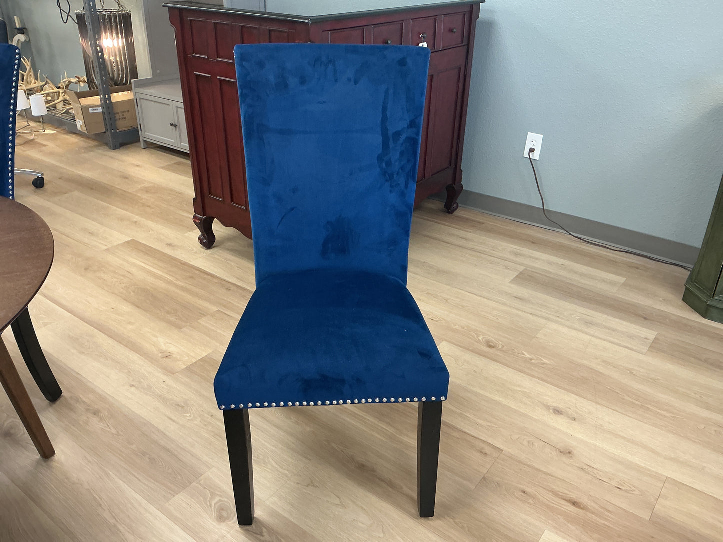 Steve Silver Camilla Blue Velvet Dining Chair Set of 4
