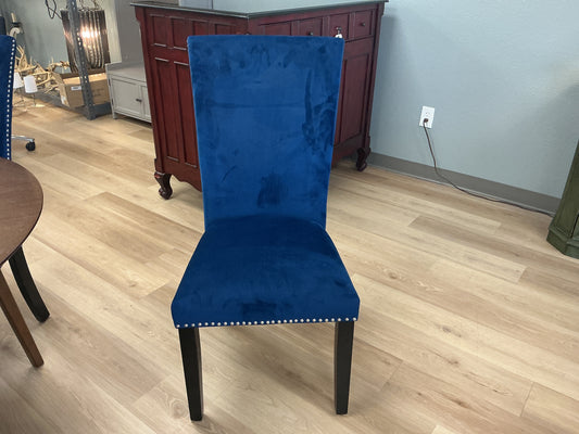 Steve Silver Camilla Blue Velvet Dining Chair Set of 4