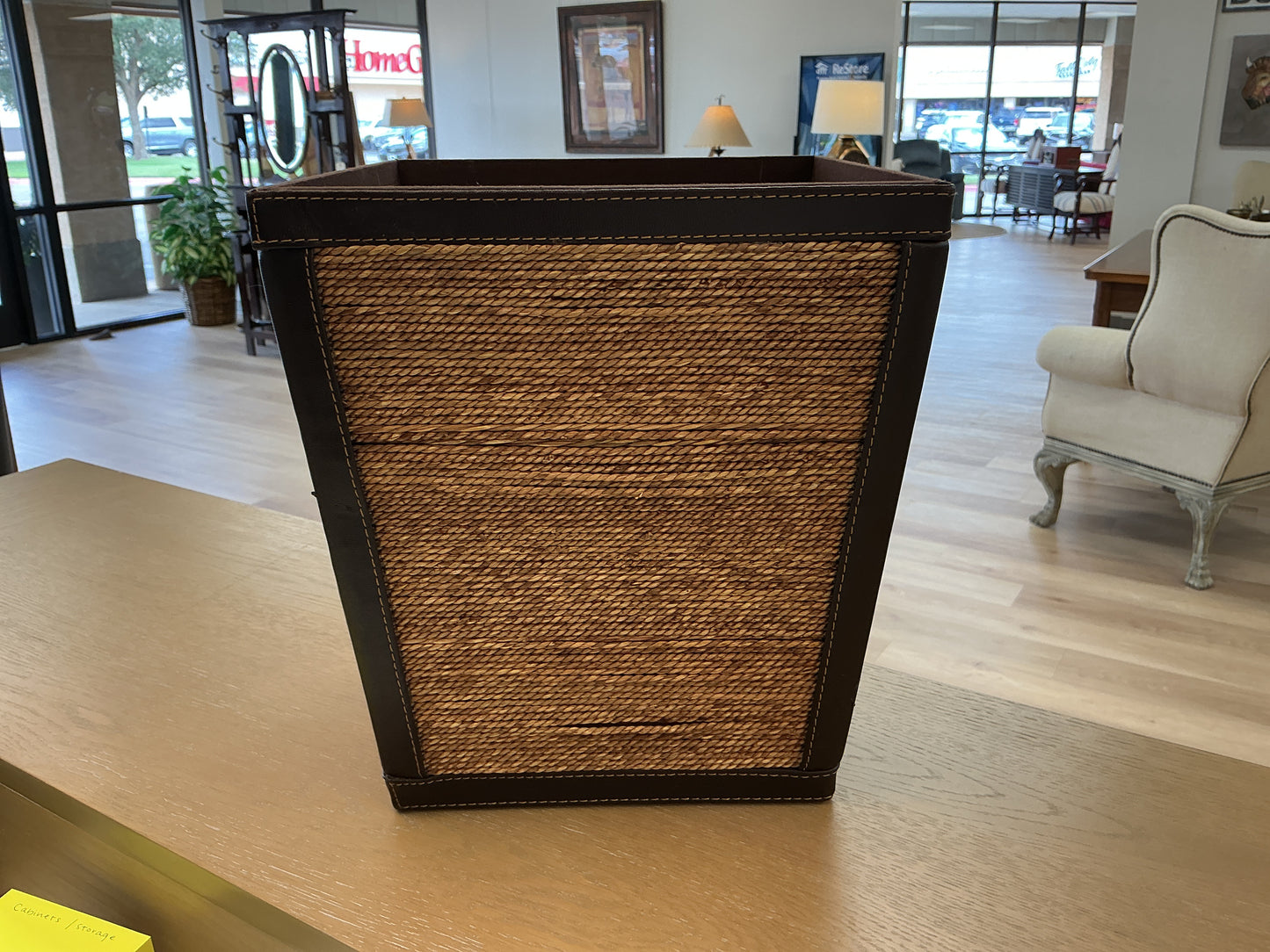 Seagrass Waste Basket