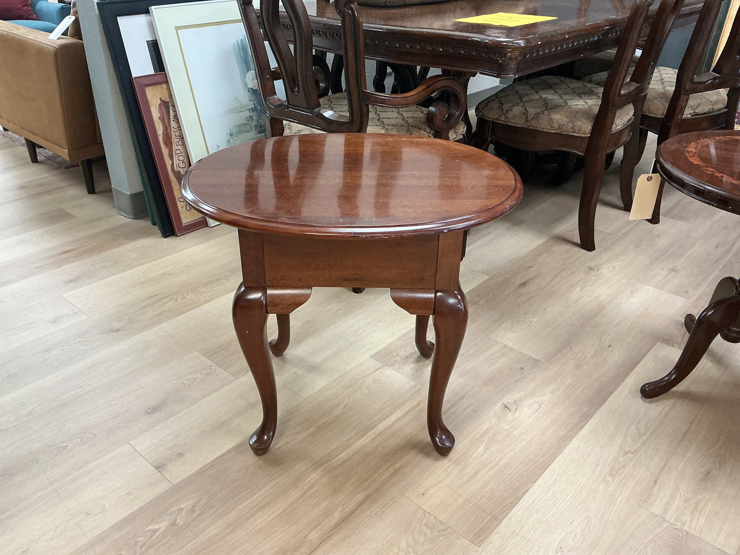 Broyhill Cherry Oval End Table
