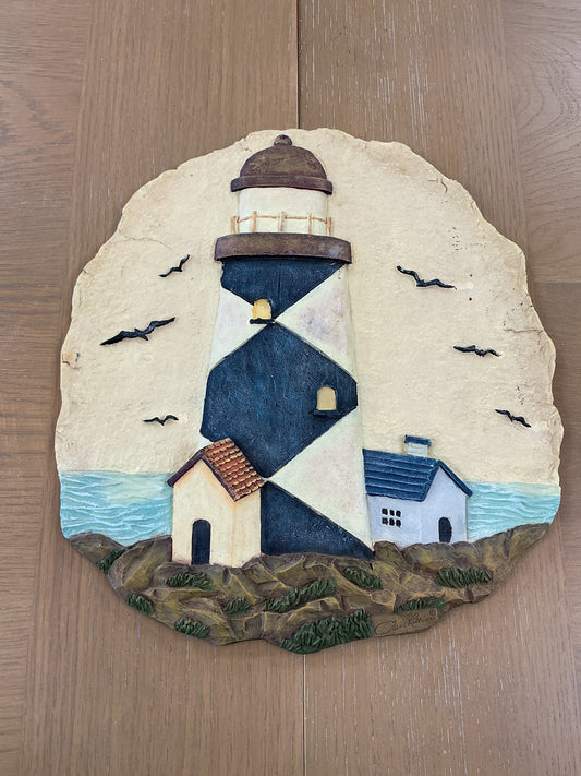 Faith Rollins “By the Sea” Lighthouse Stepping Stone