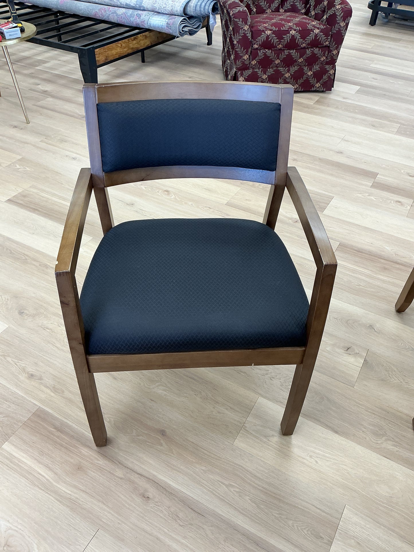Upholstered Wood Frame Side Chair