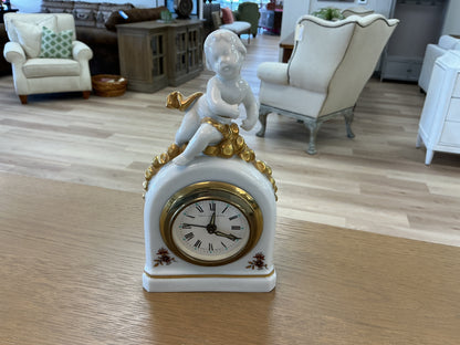 Vintage Gerold Porzellan Mantel Clock