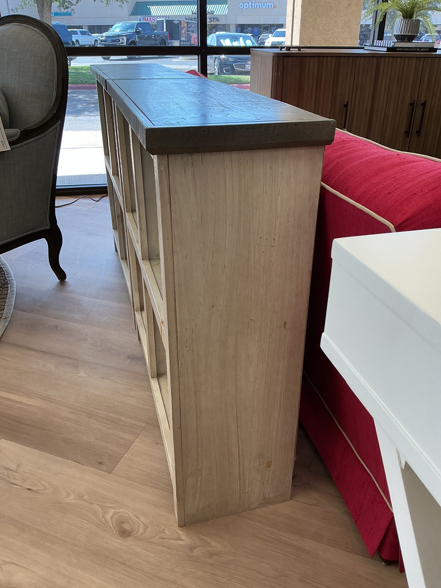 Solid Wood 4-Cube Cubby