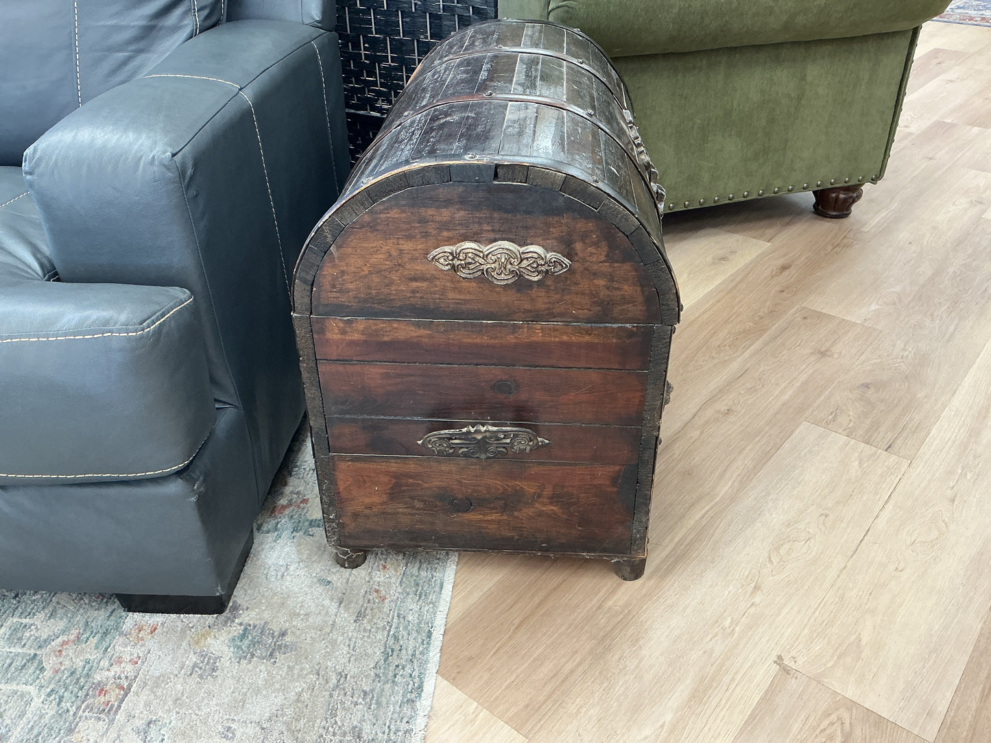 Brown Wooden Chest