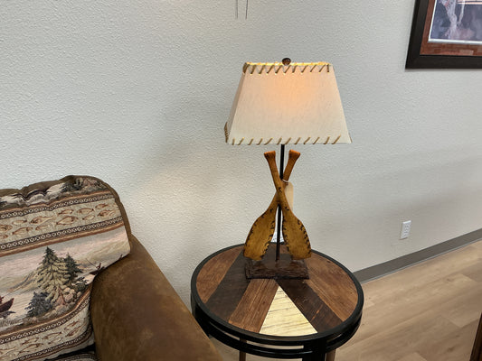 Canoe Paddle Table Lamp