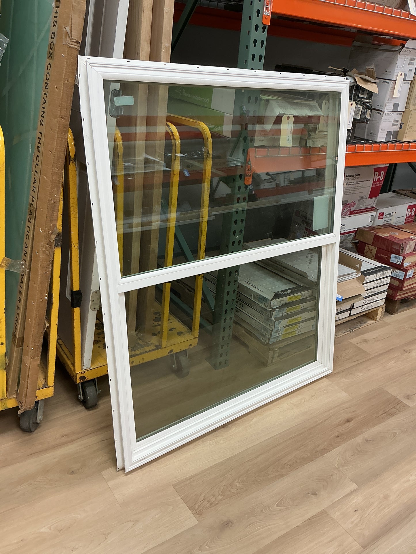 Clayton White Window 46” x 54”