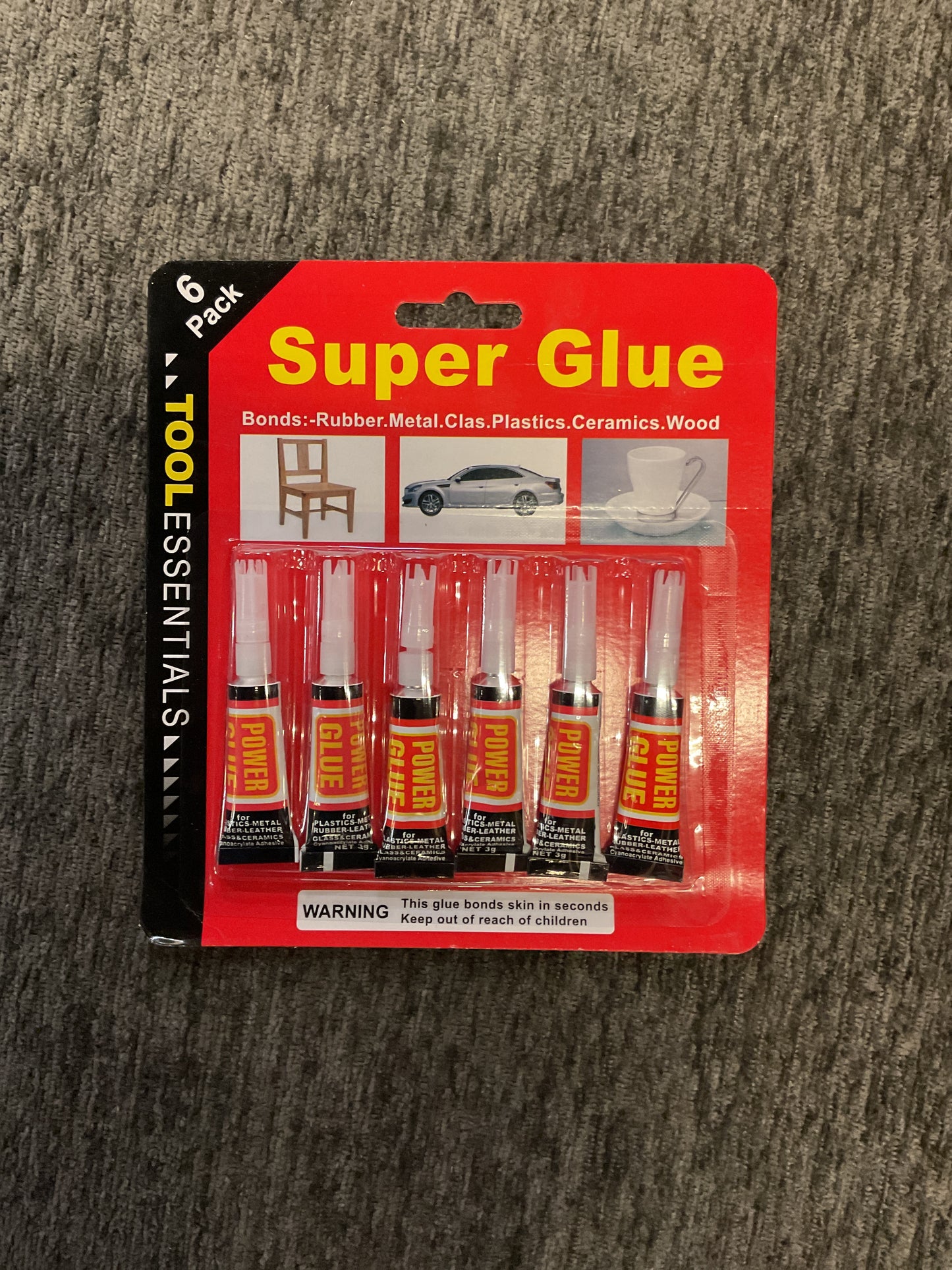 Super Glue (Pack of 6)