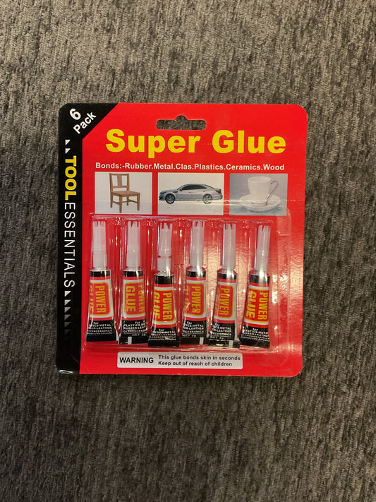 Super Glue (Pack of 6)