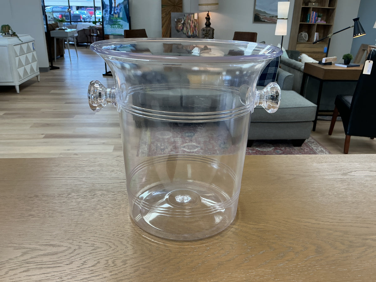 Clear Acrylic Ice Bucket With Handals