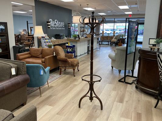 Free Standing Wood Coat Rack