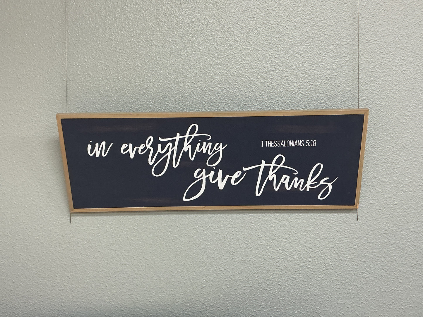 “In Everything Give Thanks” Wall Decor
