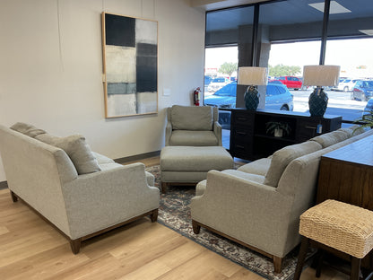 Gray Upholstered 4pc Living Room Set