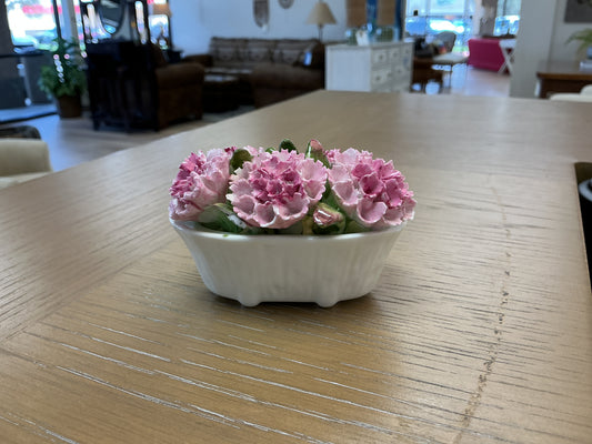 Aynsley August Carnation Floral Figurine