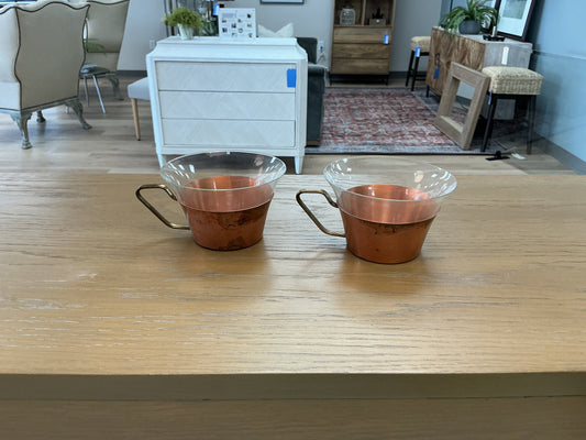 Copper Tea Cups (Set of 2)
