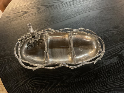 Birds & Branches 3 Section Serving Bowl
