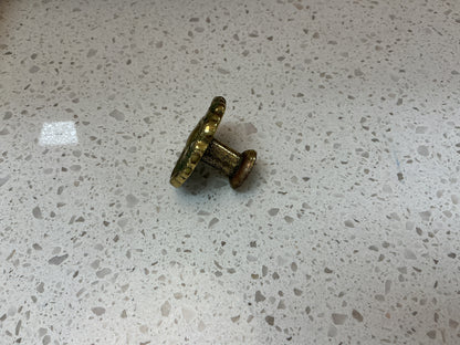 Vintage Brass Floral Knob