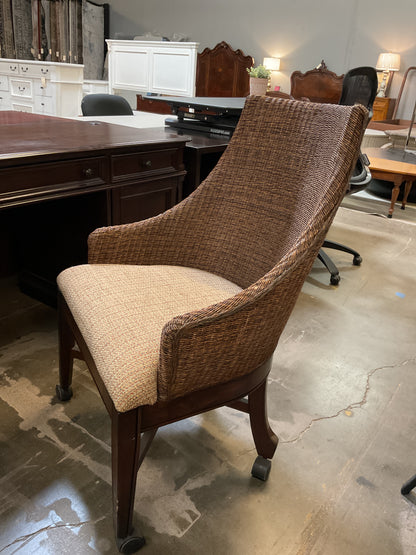 Powell Woven Rolling Armchair