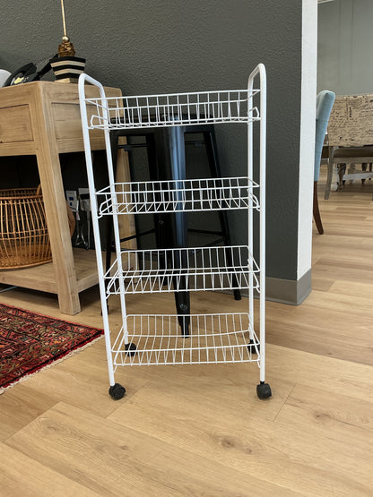 4-Tier Rolling Utility Cart