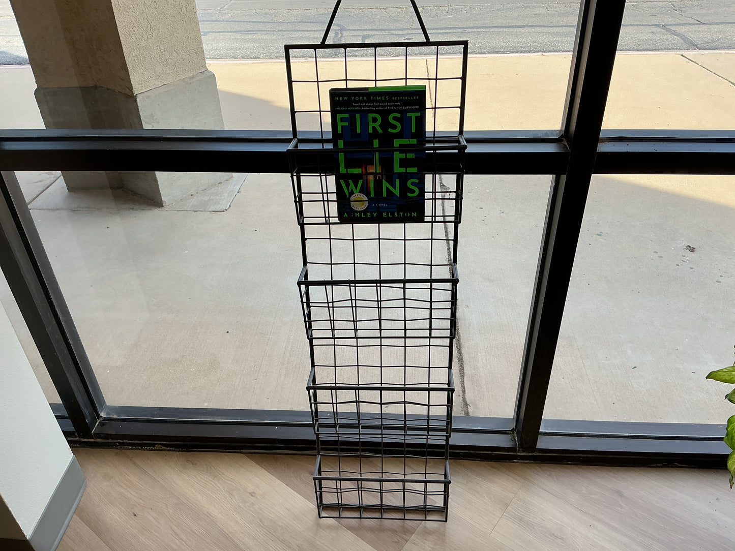 Wire 4 Bin Wall Mail Rack