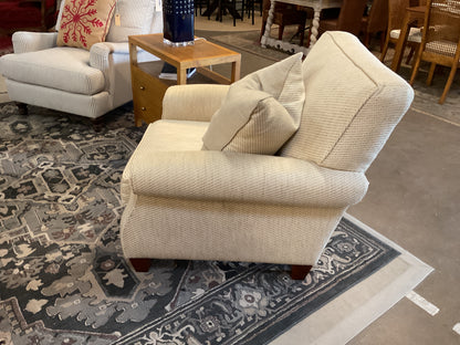 Honey Herringbone Club Chair by Haverty’s
