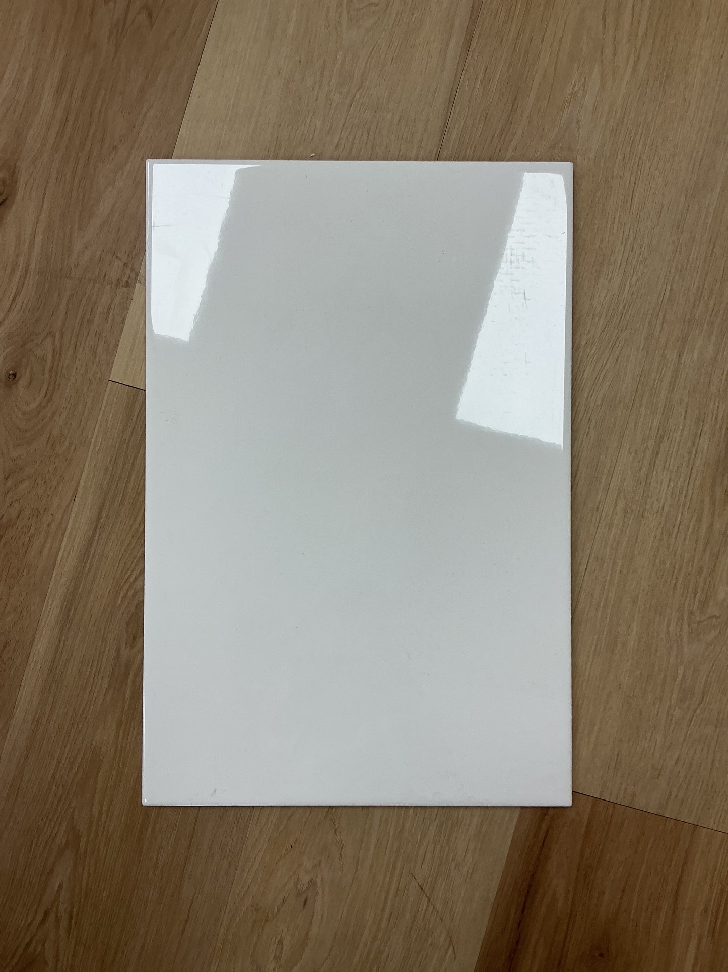 Datile Polaris Glass White 12x18 Wall Tile