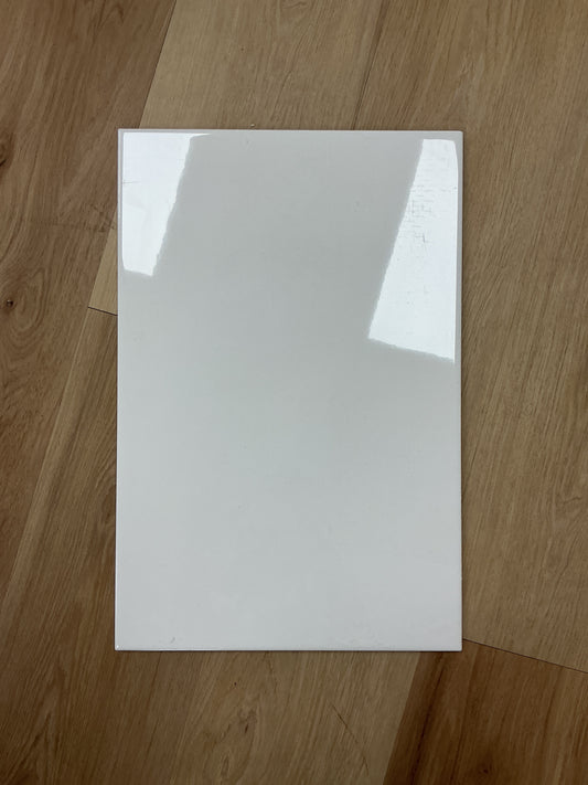 Datile Polaris Glass White 12x18 Wall Tile