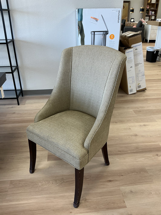 Tweed High Back Chair