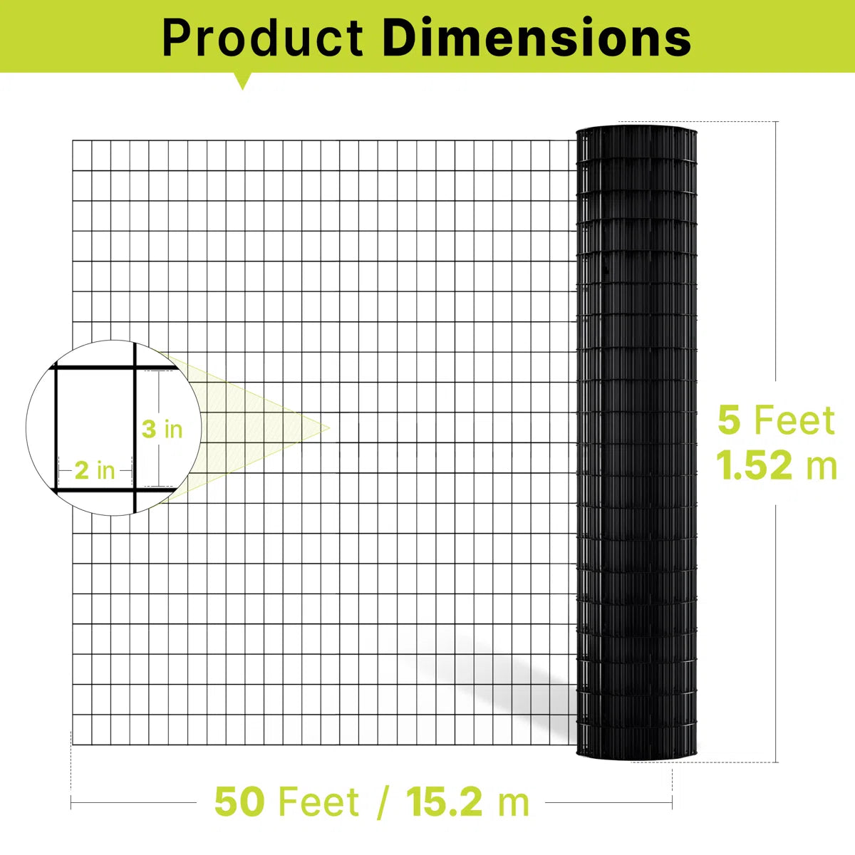 16 Gauge Welded Wire Mesh Fence