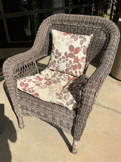 2pc Outdoor Wicker Set