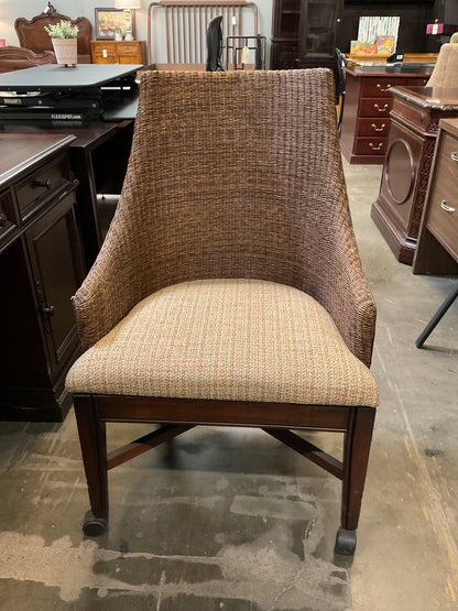 Powell Woven Rolling Armchair