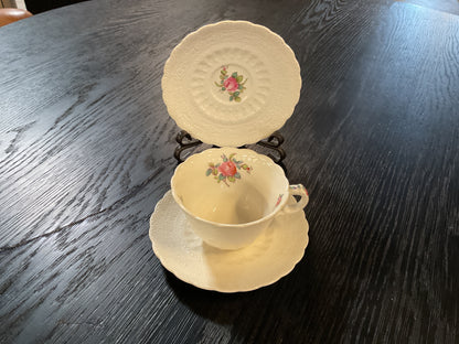 Spode Billingsley Rose Pink Saucers (Set of 6)