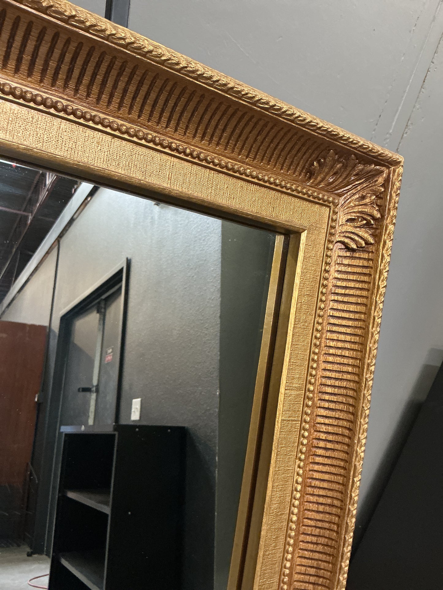Gold Resin Framed Mirror