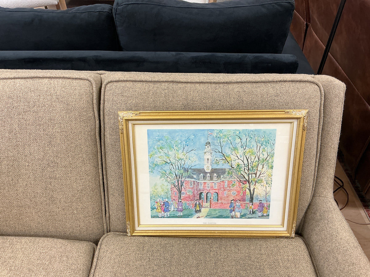 Vintage Framed Print “The Capitol” by James Preston