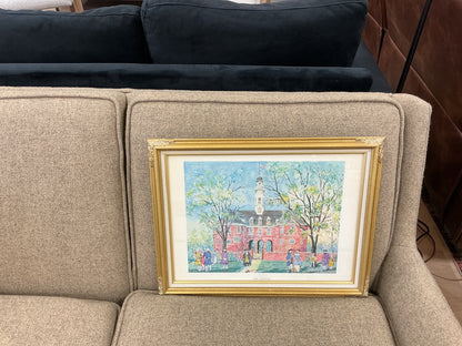 Vintage Framed Print “The Capitol” by James Preston