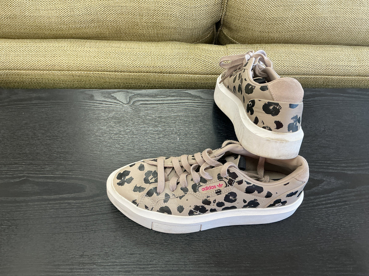 Adidas Super Sleek Leopard Platform Sneakers