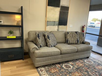 King Hickory Stationary Tweed Sofa