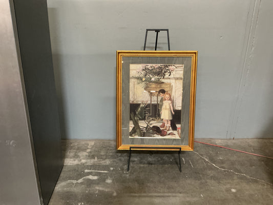 “The Broken Flower Pot” Framed Print