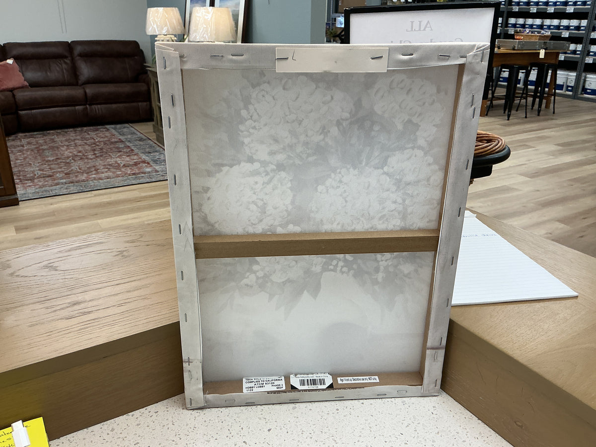 ‘Blooming in White’ Stretched Canvas