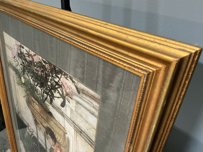 “The Broken Flower Pot” Framed Print