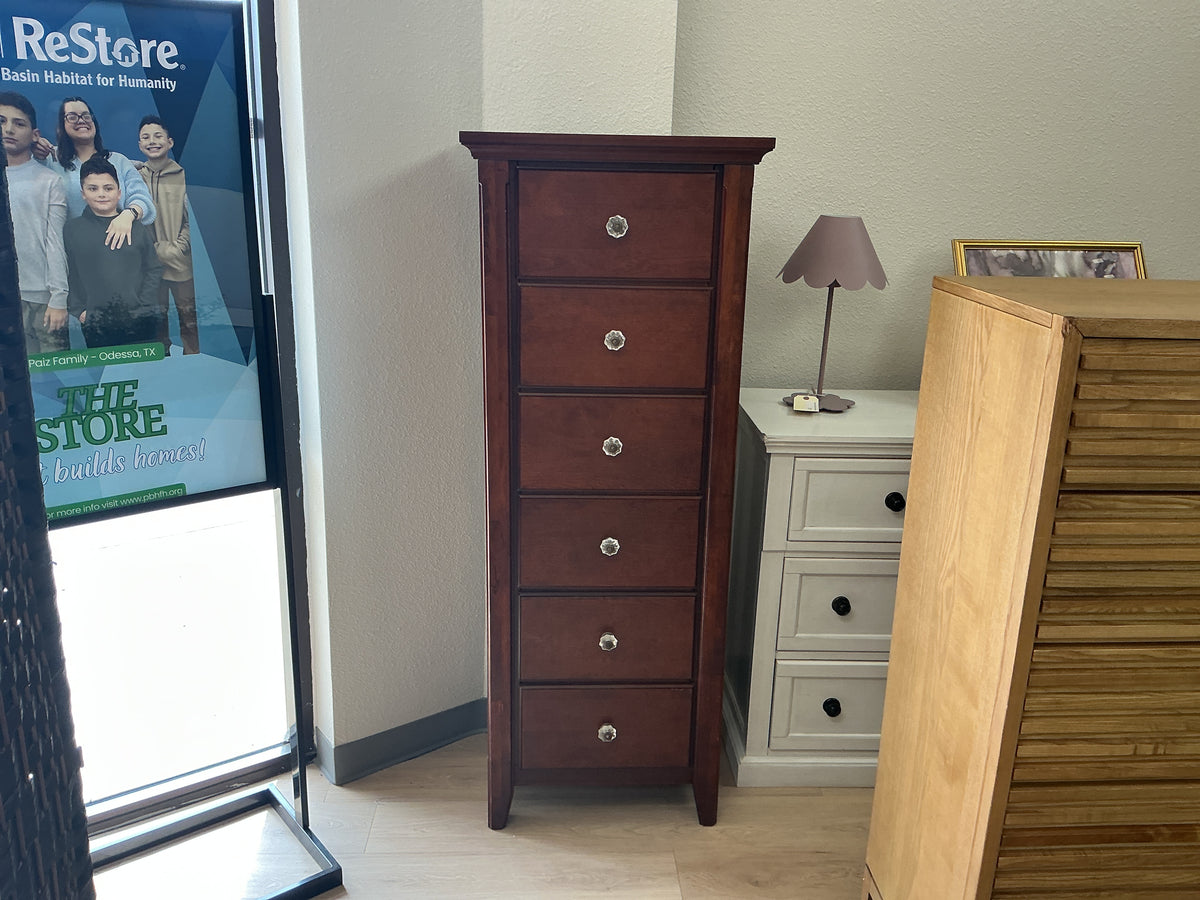 Tall Wood Lingerie Chest