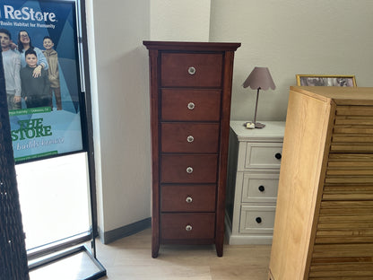 Tall Wood Lingerie Chest