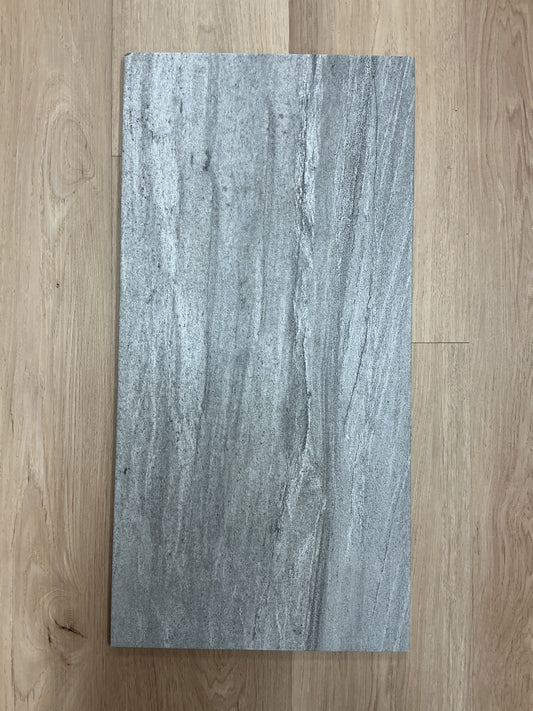 Gray Glazed Porcelain 12x24 Tile (4 boxes)