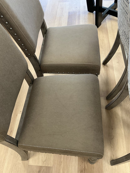 Birmingham Script Printed Finish Dining Chairs (Set of 4)