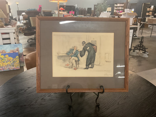 “Breach of Promise” Print by Gaston Hoffman