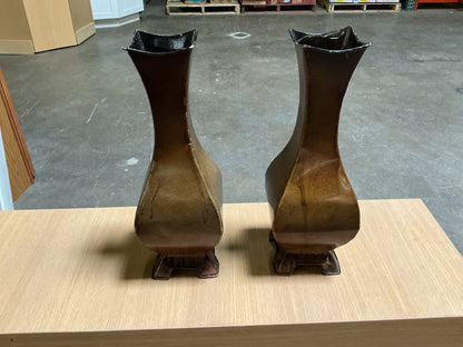 Tall Metal Vase
