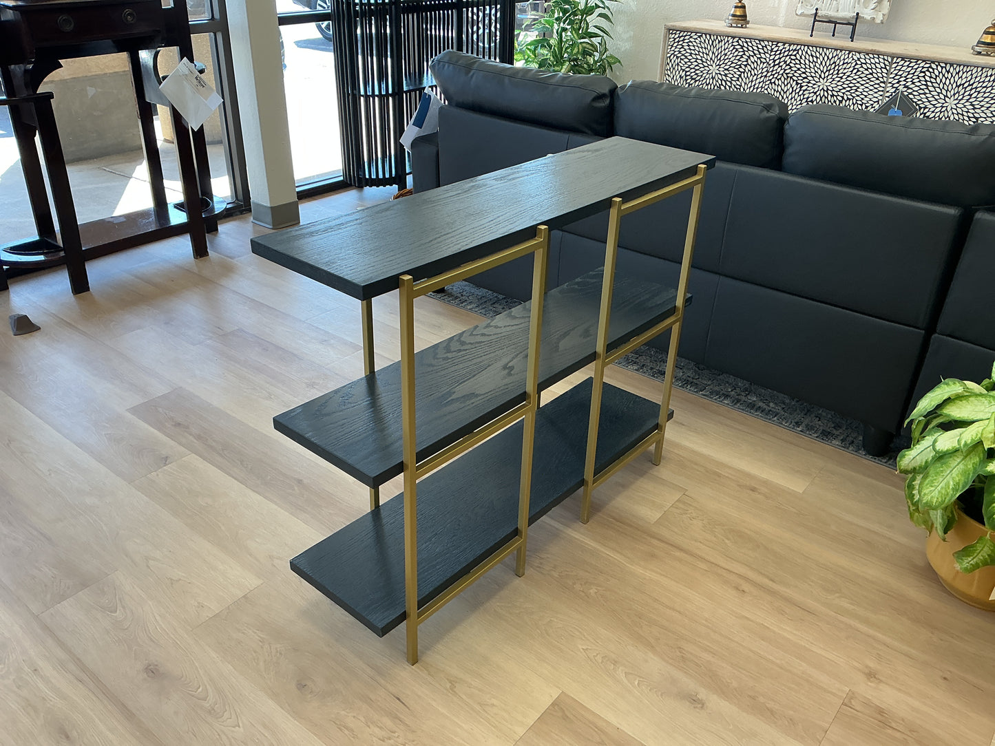 3 Shelf Modern Console Table