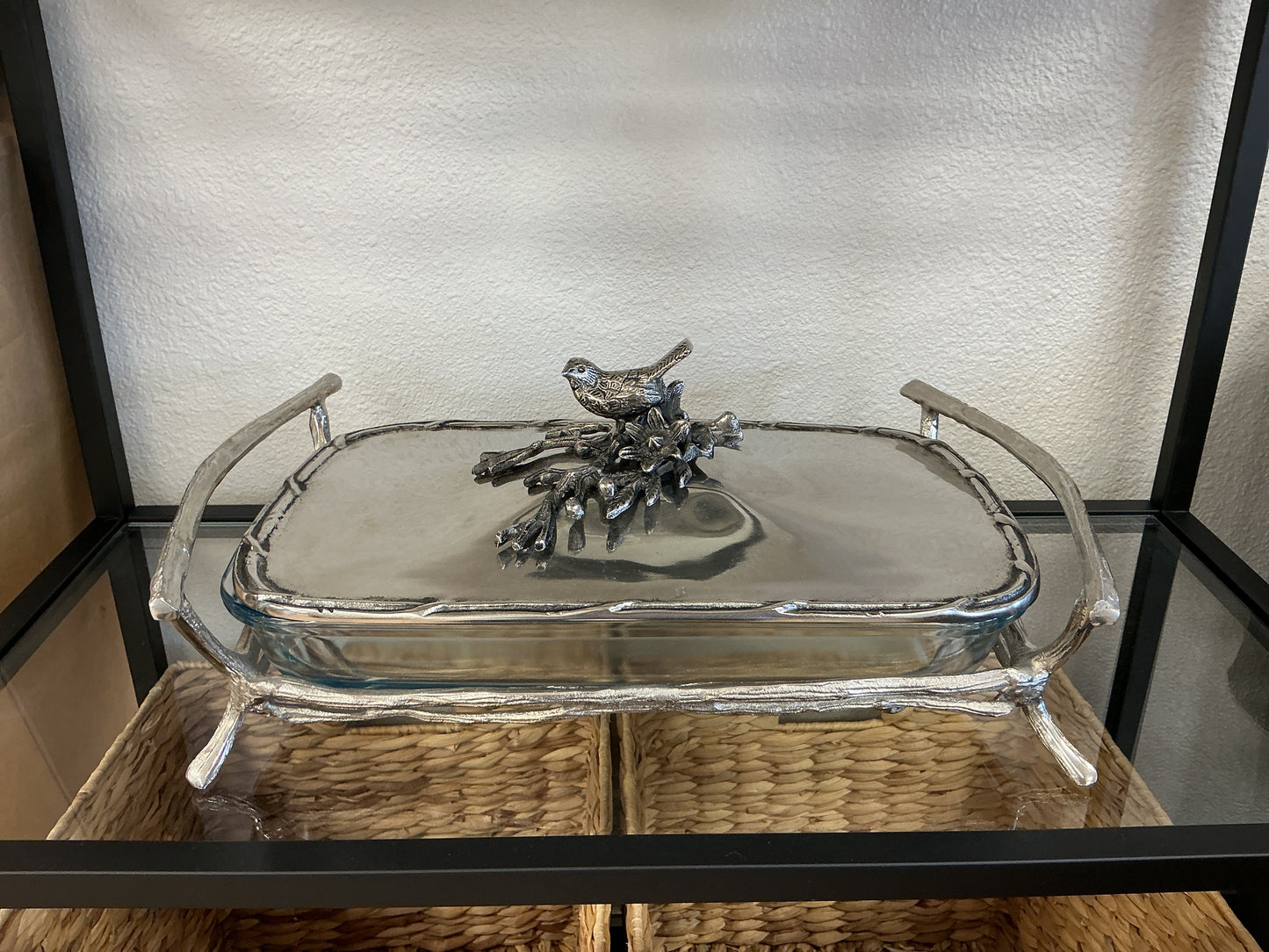 Birds & Branches Covered Casserole