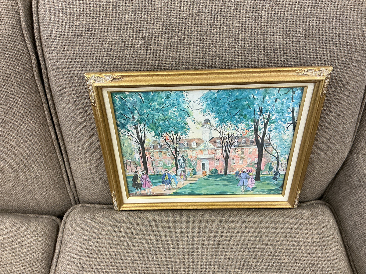 Vintage Framed Print “College of William & Mary” by James Preston