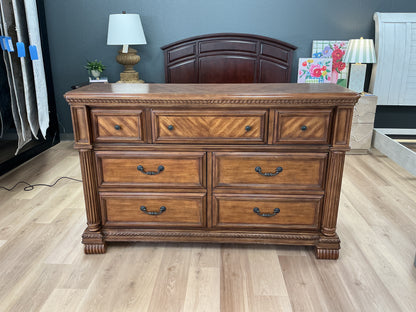 7 Drawer Wood Dresser